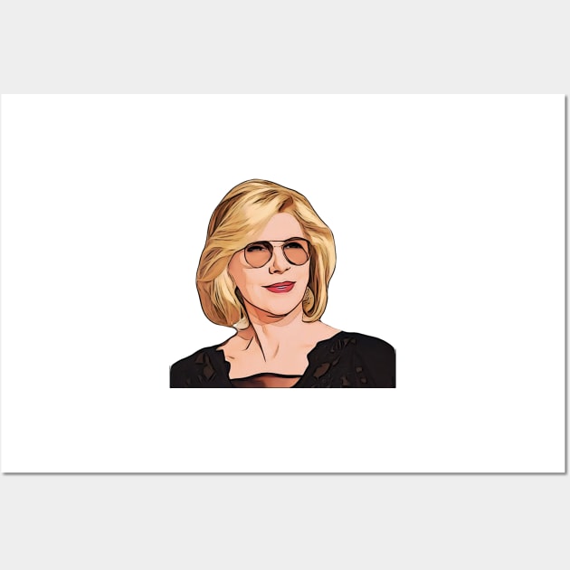 Christine Baranski Sunnies Wall Art by baranskini